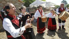 En la fotograf�a, de archivo, m�sica en el Voto de Chanteiro, festivo en Ares y Mugardos. 