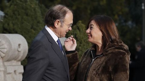 Llegada de la presidenta de Baleares, Francina Armengol.