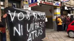 Vox se presenta entre protestas en Ourense