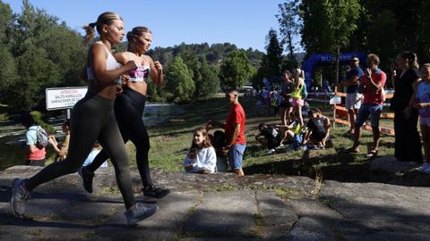 Leiro celebra 41 historias de su carrera popular.La zona de O Salgueiral fue el eje de la clsica de O Ribeiro