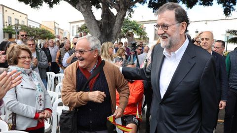 Mariano Rajoy, en un acto en Las Palmas.