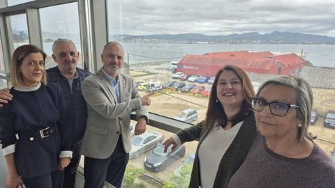 David Regades mantuvo un encuentro con la alcaldesa, Araceli Gestido, y parte del gobierno local en Cangas