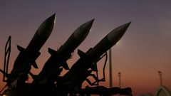 Misiles iran�s en Teher�n.