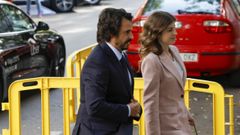 Alberto Gonzlez Amador, novio de la presidenta de la Comunidad de Madrid, Isabel Daz Ayuso, a su llegada al Tribunal Supremo.