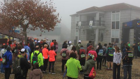 Los participantes desafiaron a la niebla pero disfrutaron de paisajes increbles