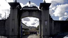 Encierro de los trabajadores de la f�brica de armas de A Coru�a.