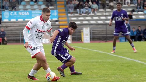 Partido de Tercera Federación entre el Noia y el Atlético Coruña Montañeros