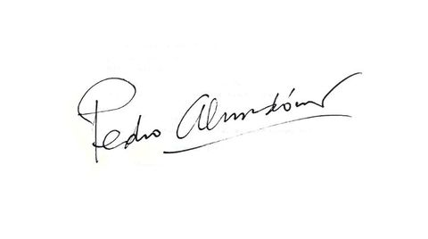 Firma de Pedro Almod�var