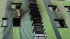 Incendio mortal en el barrio de Covadonga de Ourense