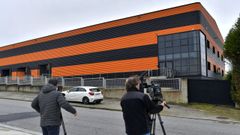 Nave de Mare Azzurro, sin actividad durante la jornada de ayer