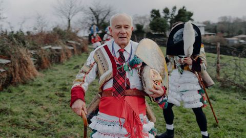 Un felo veterano, en Castro de Escuadro (Maceda).