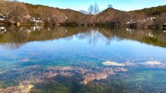 La laguna de Lucenza es una de las huellas que dejaron los glaciares prehistricos en la sierra de O Courel