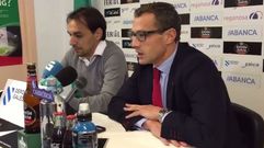 Presentaci�n de Tena como nuevo entrenador del Racing de Ferrol