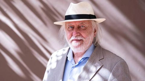 El húngaro favorito al Nobel Lászlo Krasznahorkai.