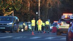 Muere una persona tras ser atropellada por un autobs en Touro