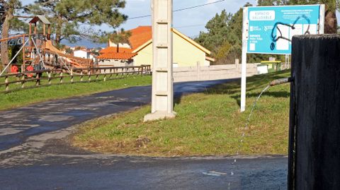 Chequeo parque infantil, zona recreativa de Batalla, en Xuo