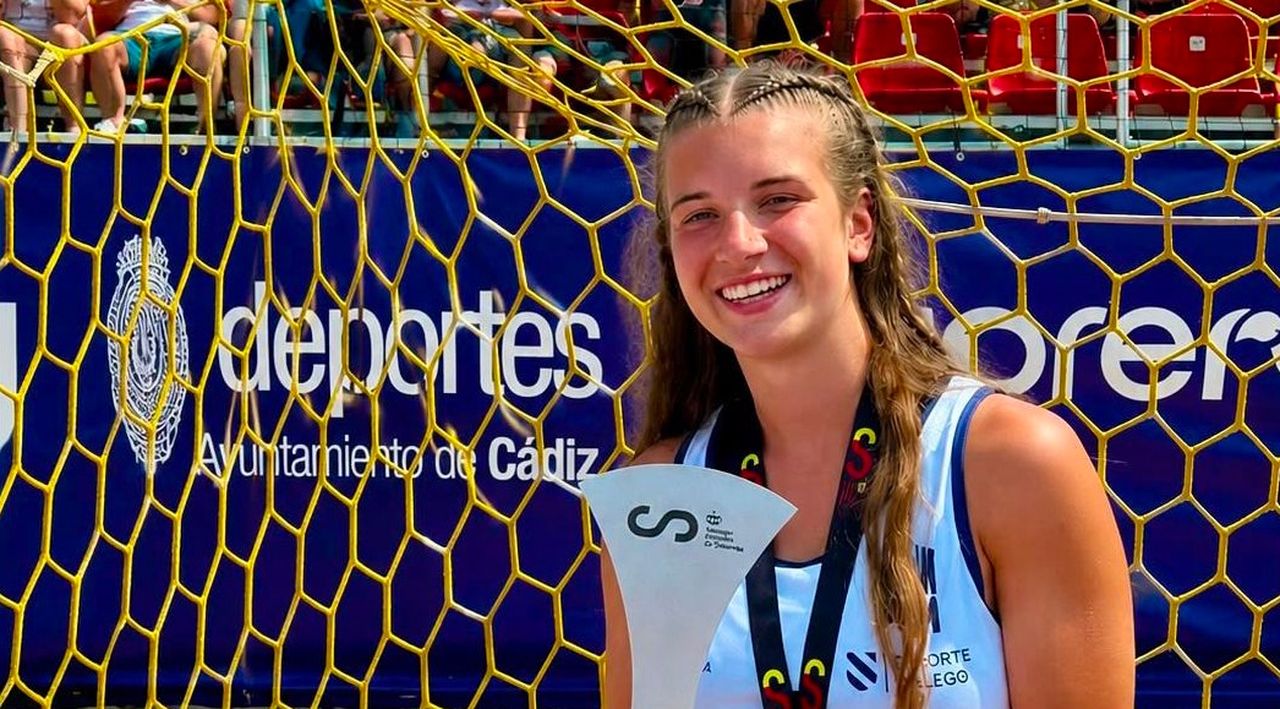 Sálvora Vilariño. Una joven promesa del balonmano playa