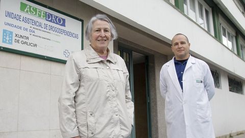 El psiclogo Gerardo Sabio, de Asfedro (en la imagen de archivo, junto a Sari Alabau) , es uno de los ponentes de la jornada 