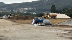 Maquinaria en Mandi� el pasado 10 de julio.