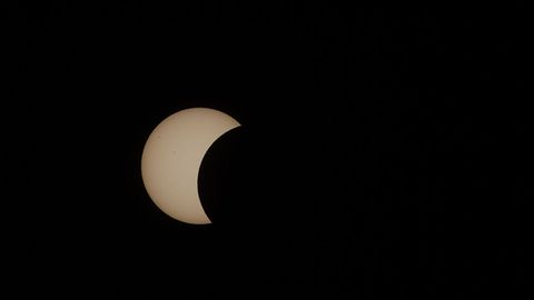 El eclipse en Estaca de Bares.