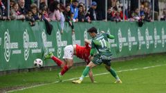 Pibe pele� con Puras durante buena parte del partido