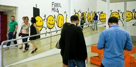 El c�lebre grafiti, en el Torrente Ballester.