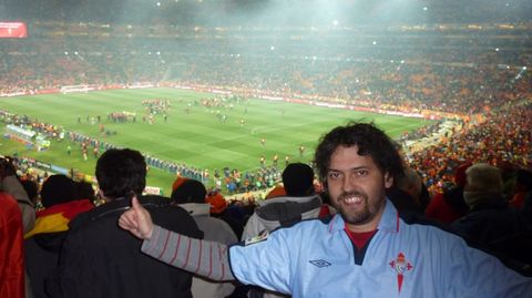 Na vitoria de Espa�a no Mundial de Sud�frica 2010