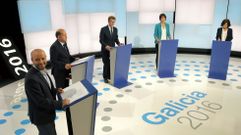 Las fotos del debate a cinco