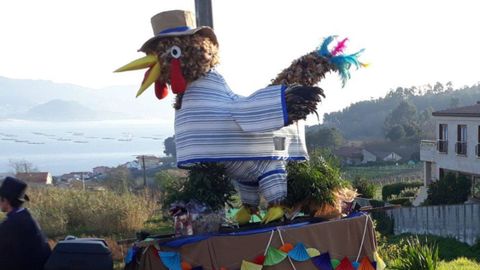 O Galo Bruxo, no entroido do 2023 de Poio