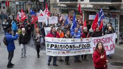 Manifestaci�n de funcionarios de prisiones