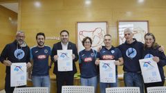 El vicerrector, Francisco Javier Rodr�guez Rajo y miembros del la directiva del club Escualos animaron a la ciudadan�a a participar