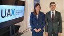 La decana de la Facultad de Ciencias Biom�dicas y de la Salud y directora del �rea One Health, Aida Su�rez y ell consejero delegado del Grupo Educativo UAX, Domingo Mir�n en Oviedo