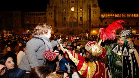Los Reyes Magos, en Santiago de Compostela