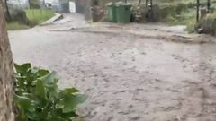 Inundaciones en Nois, Foz, por las fuertes lluvias