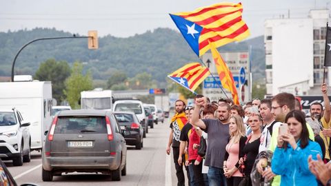 Huelga general en Catalu�a.