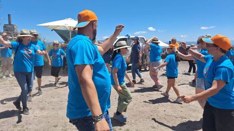 Un aspecto da romar�a de Catro Cabaleiros celebrada en xullo do 2025