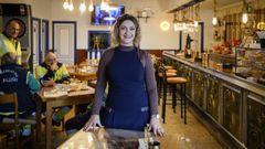 Margarita Lima Marques cambi� la ubicaci�n de su cafeter�a en O Carballi�o