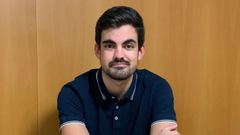 Brais Poci�a, estudiante de la facultad de Econom�a e Empresa de la UDC