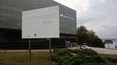 Exterior del auditorio de Ferrol, en Caranza, en una foto de archivo.