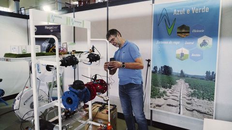 Uno de los expositores de Alimagro.