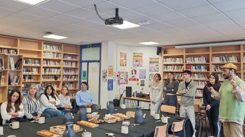 El IES de Cacheiras recibi� esta semana a docentes de Carballo y Ferrol dentro del programa Observa-Acci�n.