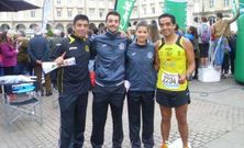 Representaci�n del CD San Paio en la competici�n de A Coru�a.