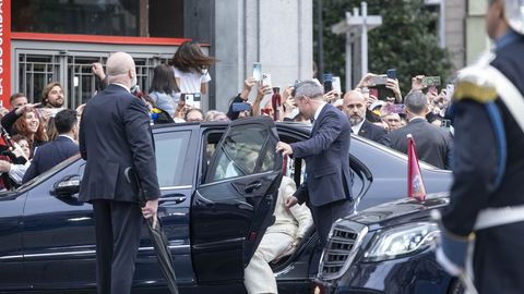 Llegada a la entrega de los Premios Princesa de Asturias 2025