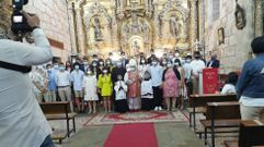 Confirmaciones en la iglesia parroquial de San Xiao de La��o, en Dodro.