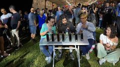 Cata de licor caf� na primeira edici�n da Festa Sen Fronteiras dos Peares, a do ano 2025
