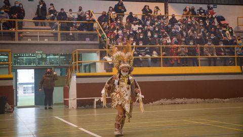 Concurso de disfraces en el carnaval de Outes.