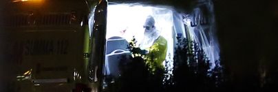 ebola_portada.Traslado de la enfermera al hospital Carlos III