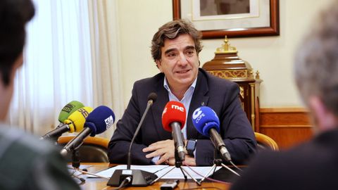 El presidente de la Autoridad Potuaria, Mart�n Fern�ndez Prado