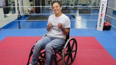 Lorena Berm�dez, un gancho a la esclerosis m�ltiple