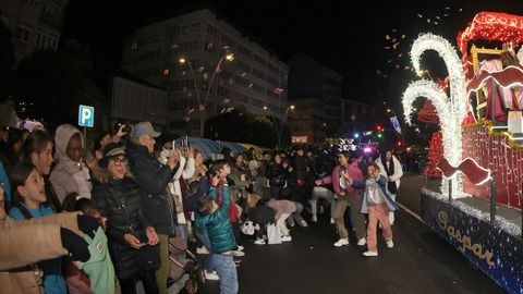Cabalgata de Reyes Magos en Ribeira.